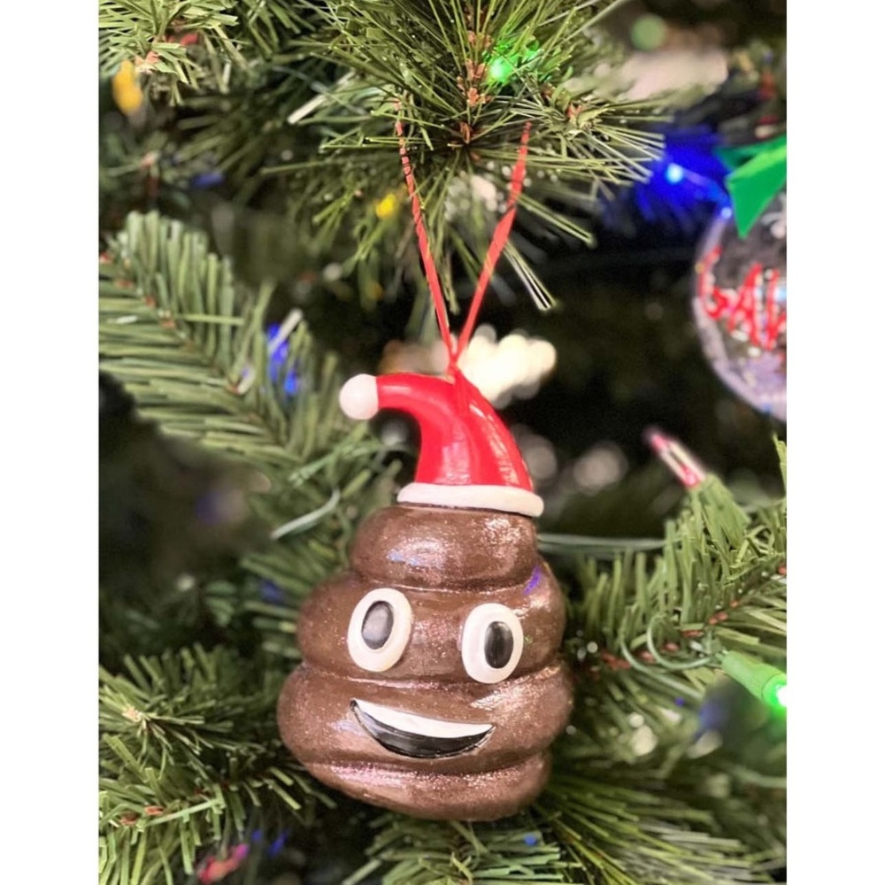 Tipsy Elves Poo Santa 3D Ornament - Picture 2 of 8